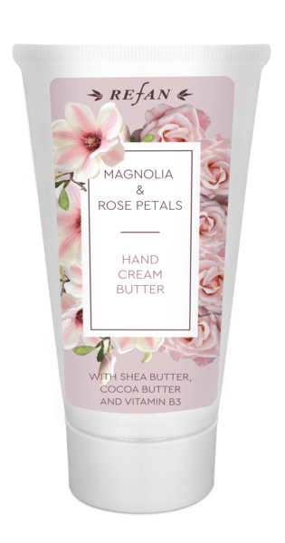 Крем-масло для рук «МАГНОЛИЯ И ЛЕПЕСТКИ РОЗ» MAGNOLIA&ROSE PETALS REFAN 75 мл