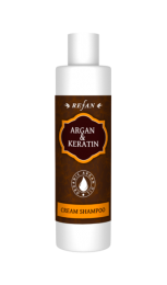 Крем-шампунь для  волосся «Аргана І Кератин» ARGAN & KERATIN REFAN 250мл