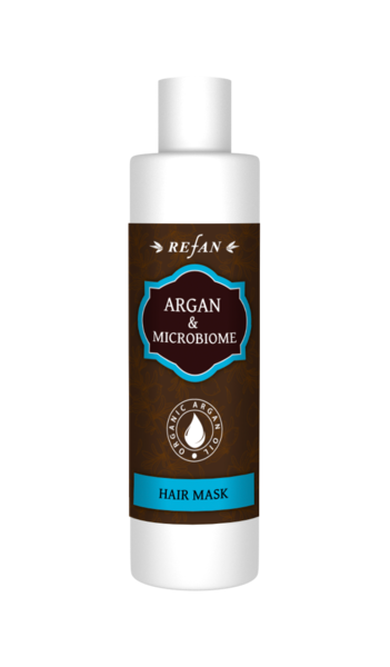 Маска для  волосся «АРГАНА І МІКРОБІОМ» ARGAN & MICROBIOME" REFAN 250мл