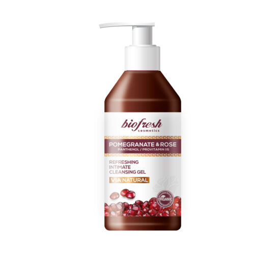 Гель для інтимної гігієни VIA NATURAL POMEGRANATE & ROSE BIOFRESH 250 мл