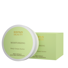 Крем-масло для тіла серія «ЗВОЛОЖУЮЧА» MOISTURIZING REFAN 200 мл